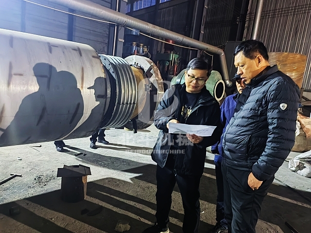 湖北客户不惧严寒,夜幕下坚定来厂考察稻壳91香蕉视频污污污污污污机